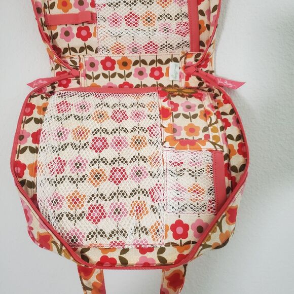 Vera Bradley Tech Travel Case Organizer Pink Floral Folkloric - Picture 8 of 10